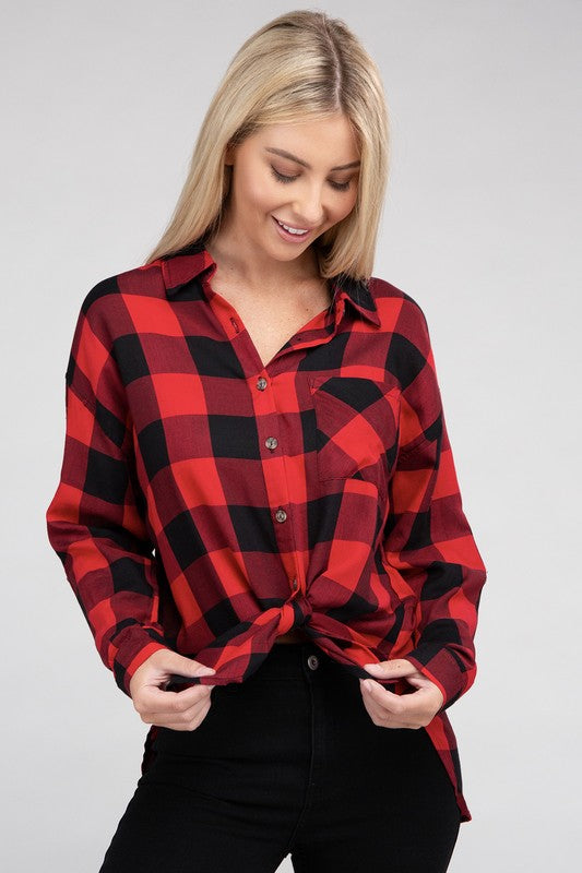 Classic Plaid Flannel Shirt