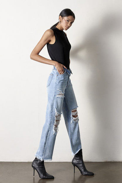 FLIP STRAIGHT JEANS