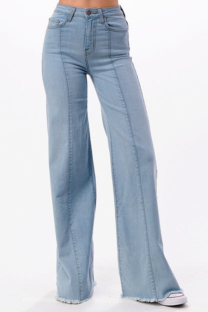 Pierna ancha, pantalones de mezclilla, jeans, western.