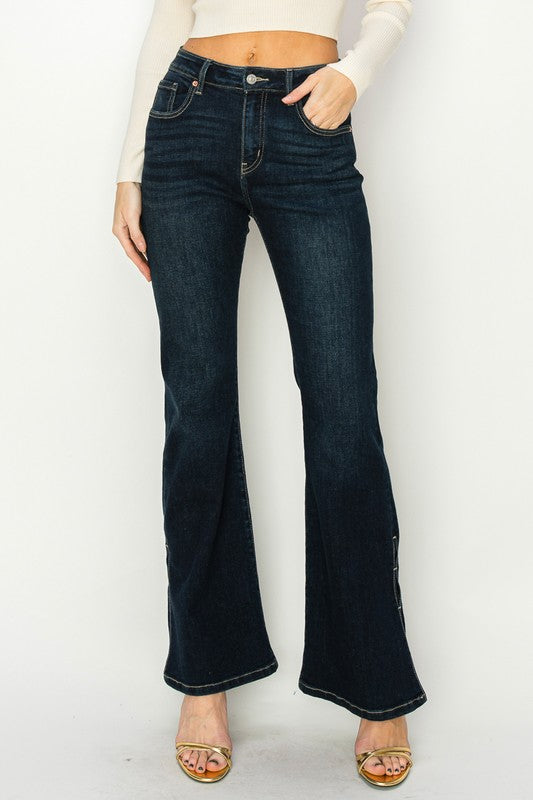 HIGH RISE FLARE JEANS