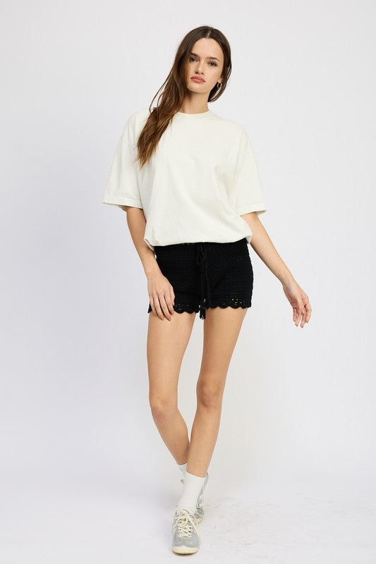 SHORTS MINI DE GANCHILLO