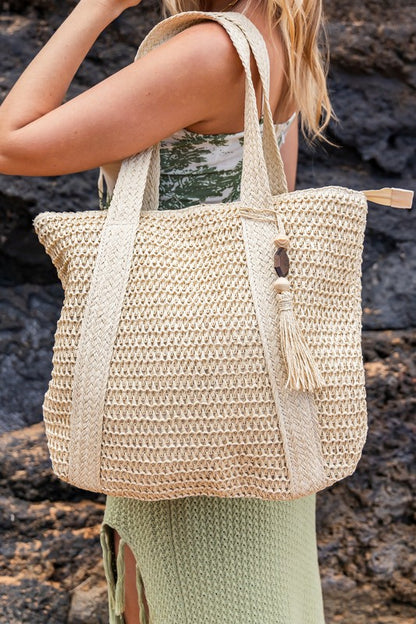 Bolso tote con borlas Izola Carry All