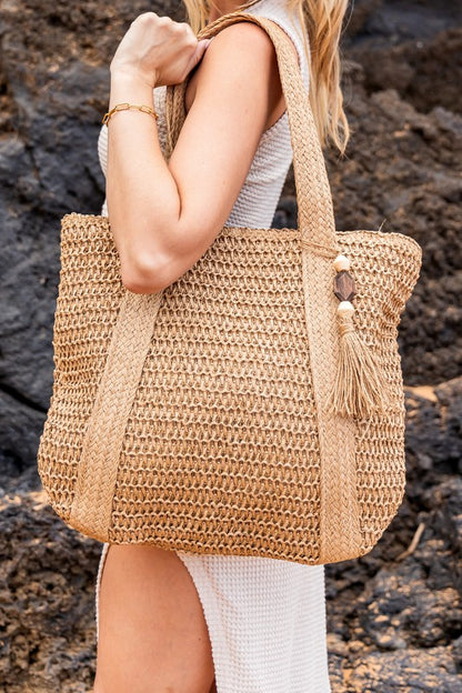 Bolso tote con borlas Izola Carry All