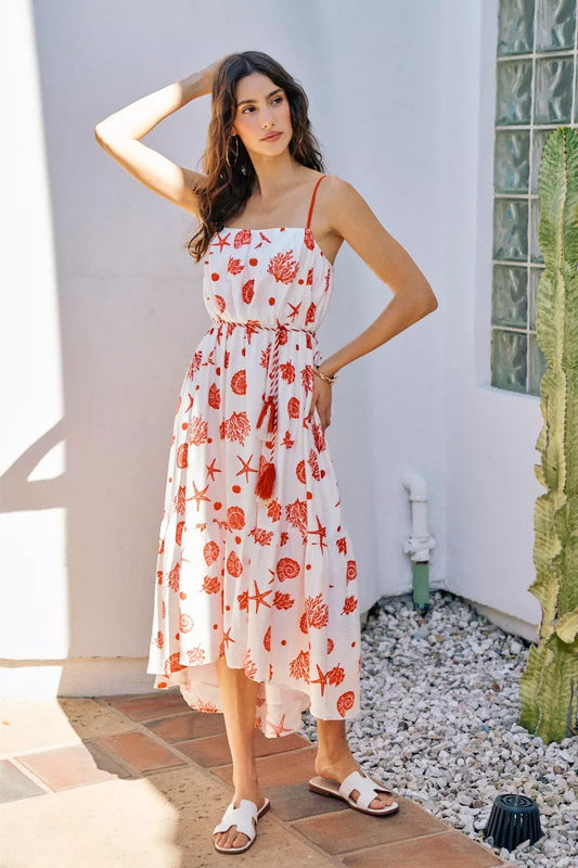 2 day shipping dresses Quick | Next Dresses out underneath Coral Smocked Dress - Floral