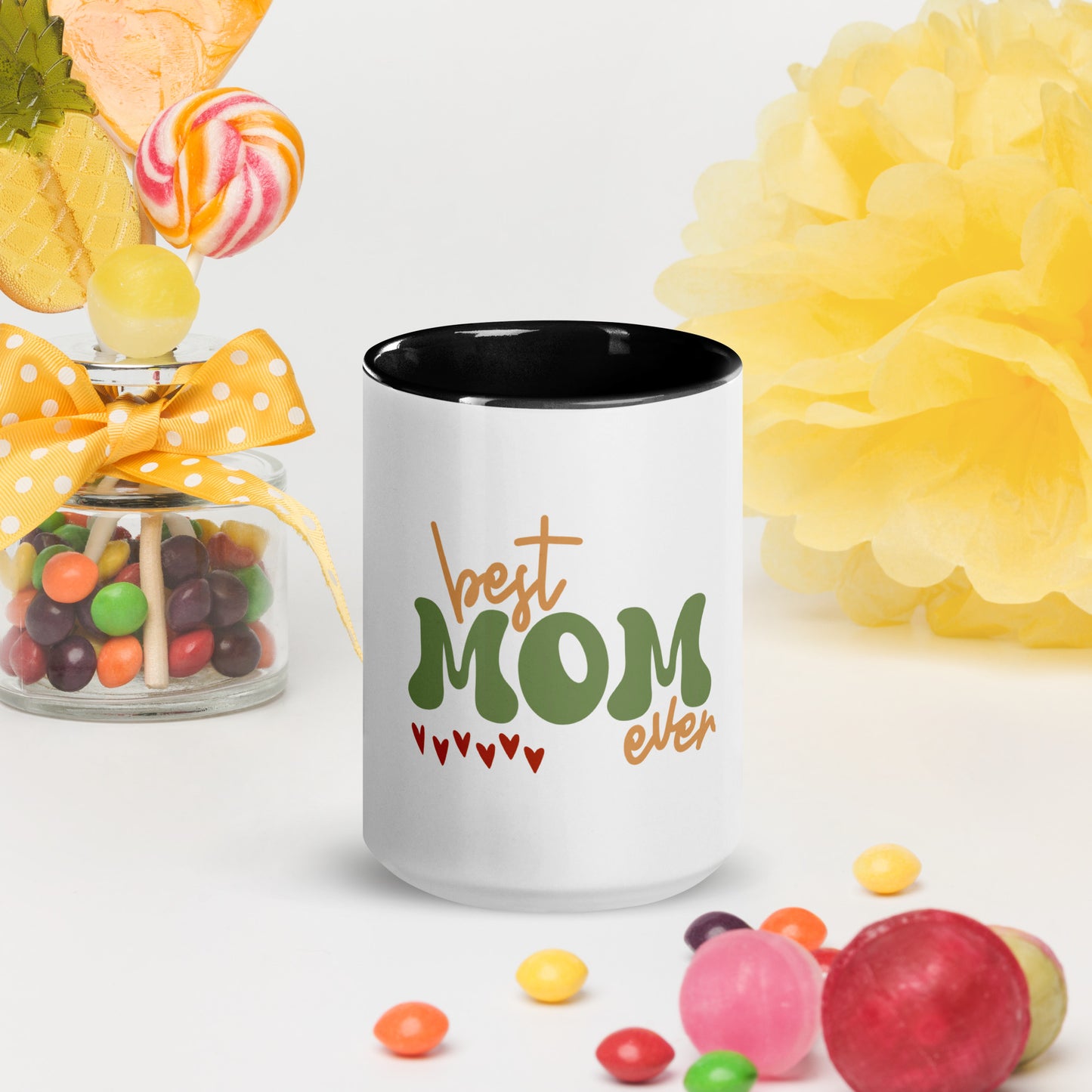 Morning Hugs in a Mug - Cheery & Amusing Coffee Cup for Mothers - Delightful Mother's Day Surprise