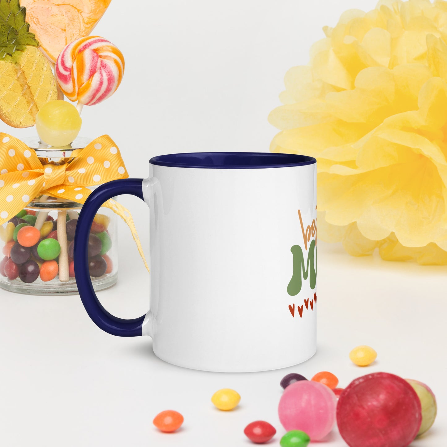 Morning Hugs in a Mug - Cheery & Amusing Coffee Cup for Mothers - Delightful Mother's Day Surprise