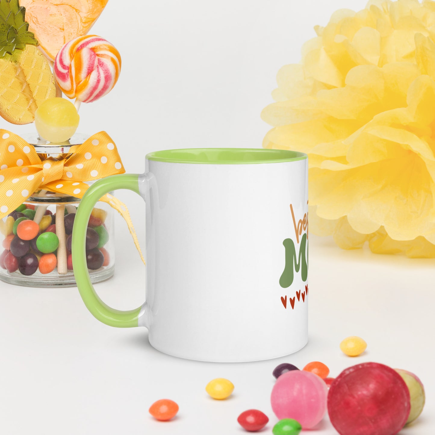 Morning Hugs in a Mug - Cheery & Amusing Coffee Cup for Mothers - Delightful Mother's Day Surprise