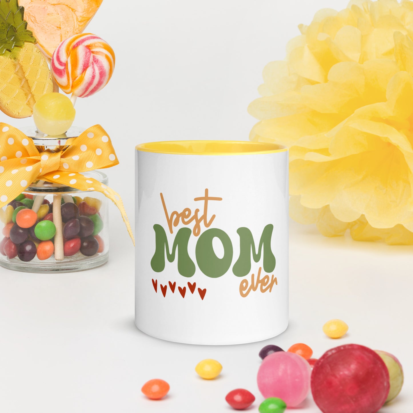 Morning Hugs in a Mug - Cheery & Amusing Coffee Cup for Mothers - Delightful Mother's Day Surprise