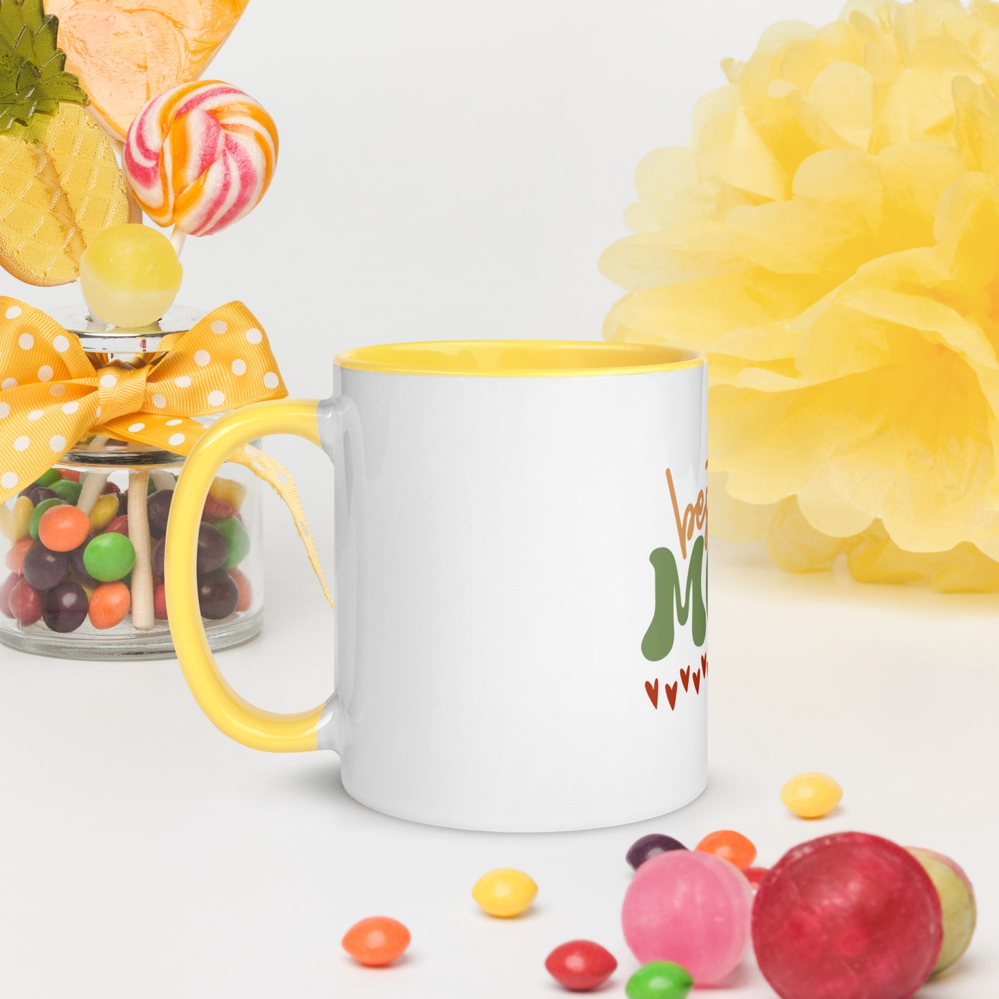 Morning Hugs in a Mug - Cheery & Amusing Coffee Cup for Mothers - Delightful Mother's Day Surprise