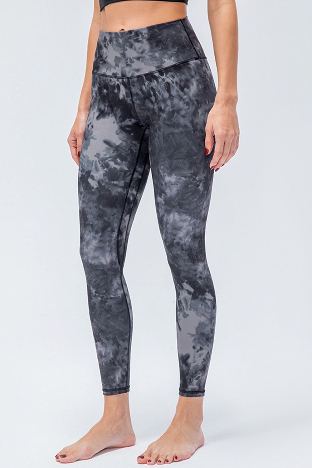 Leggings activos de corte slim con cinturilla ancha