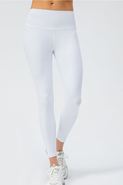 Leggings activos de corte slim con cinturilla ancha