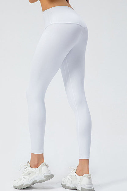 Leggings activos de corte slim con cinturilla ancha