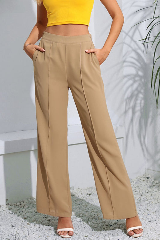 Pantalones largos con bolsillos