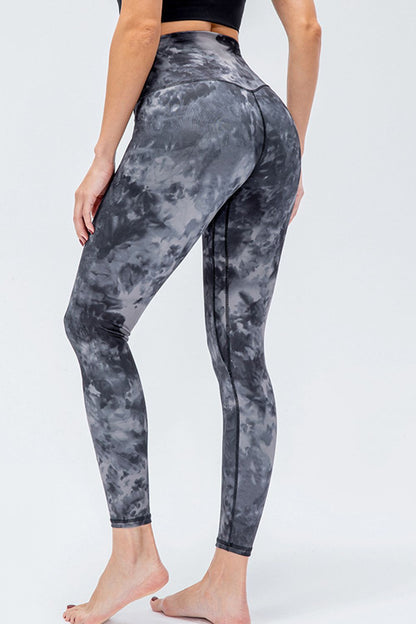 Leggings activos de corte slim con cinturilla ancha