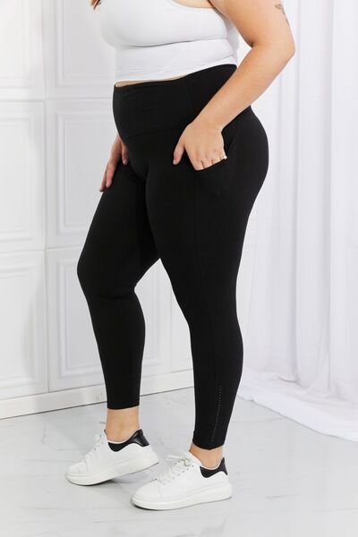 Leggings Depot Leggings activos con puntos reflectantes para fortalecer y alargar tamaño completo