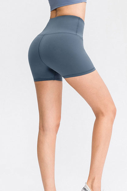 Shorts deportivos con cintura ancha